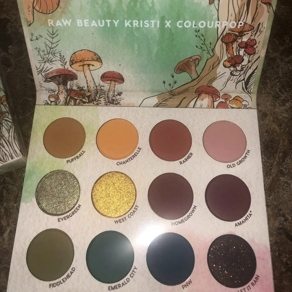 BNIB Colourpop x Raw Beauty Kristi AT FOREST SIGHT Vegan Eyeshadow Palette